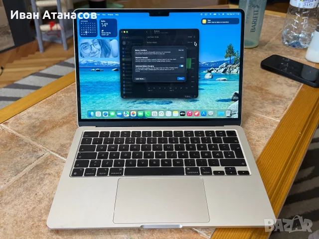 MacBook Air M3 8Gb, снимка 2 - Лаптопи за работа - 56194021