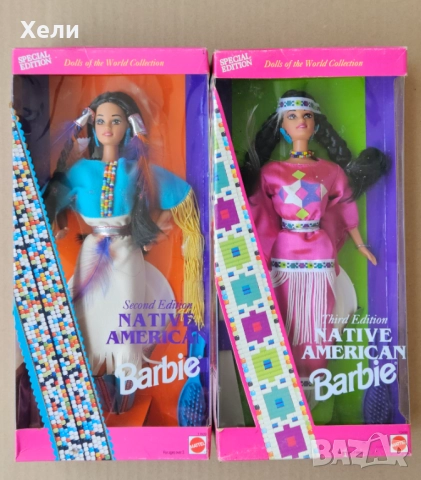 Нови ретро кукли Барби Barbie Teresa Native Am​erican 1993-1994