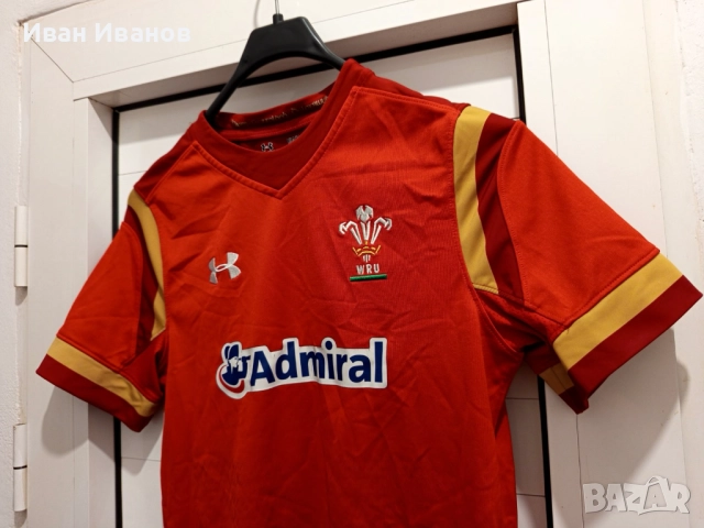 Оригинална ръгби фланелка на Уелс - under armour, снимка 4 - Други спортове - 51706461