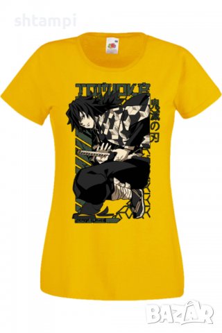 Дамска тениска Аниме Манга Demon Slayer Tomioka Gyuu,Анимация,игра,Празник,Повод., снимка 9 - Тениски - 38058677