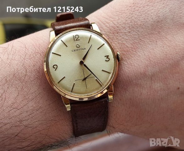 Certina vintage часовник, снимка 2 - Мъжки - 39198678