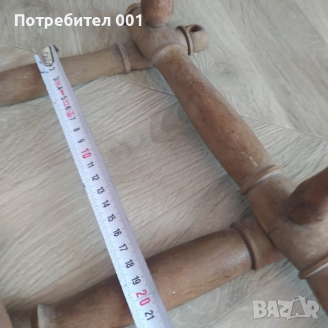 Стара дървена закачалка, снимка 13 - Закачалки - 52226041