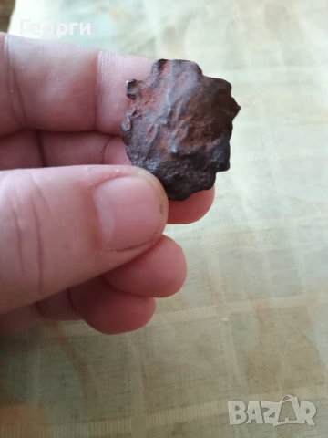 Натурален железен метеорит,Kamil crater-22, снимка 7 - Антикварни и старинни предмети - 54078582