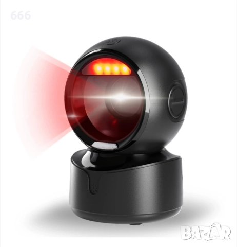 USB скенер за баркодове със свободни ръце, снимка 2 - Друга електроника - 52694582