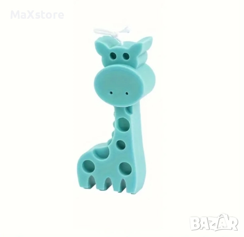 Жираф дълбок силиконов молд за свещи гипс сапун смола фондан за декорация на торта , снимка 2 - Форми - 52060474