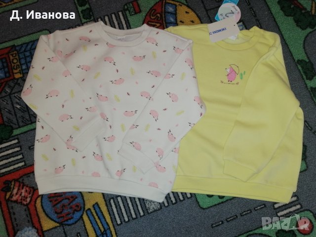 Нови ватирани блузи , снимка 2 - Детски Блузи и туники - 42888304