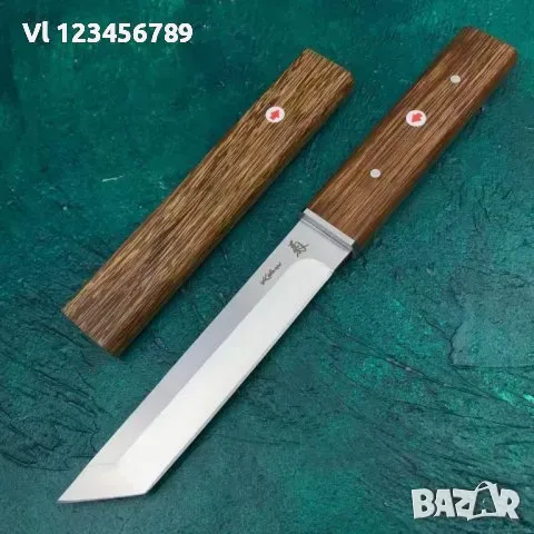 Висок клас японски ТАНТО нож KIBU JP06 WOOD, Стомана D2,HRC 58-60, снимка 1 - Ножове - 49132021