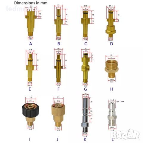 Пенообразувател с дюза за пяна водоструйката Парксайд Керхер Бош дюза водоструйката , снимка 5 - Парочистачки и Водоструйки - 42303640