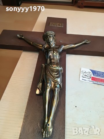 ОГРОМЕН КРЪСТ С ХРИСТОС 70Х42СМ-ВНОС ГЕРМАНИЯ L2603231609, снимка 13 - Антикварни и старинни предмети - 40141360