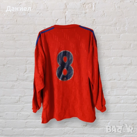 Винтидж блуза с дълъг ръкав Adidas , снимка 2 - Блузи - 52449505