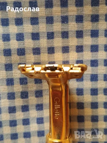 стара позлатена самобръсначка Gillette , снимка 7 - Мъжка козметика - 50146907
