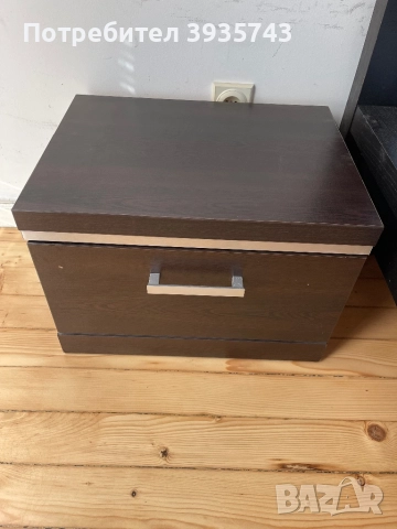 Нощни шкафчета 2 венге, снимка 4 - Шкафове - 52236081
