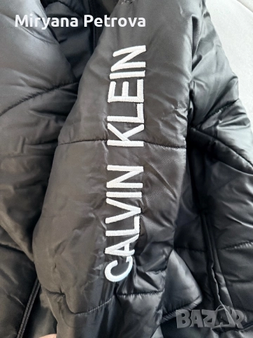 Зимно дълго яке Calvin Klein, снимка 2 - Якета - 52232222
