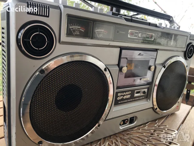 радиокасетофон SHARP GF 9191 E -SILVER (Japan), снимка 15 - Радиокасетофони, транзистори - 56303128