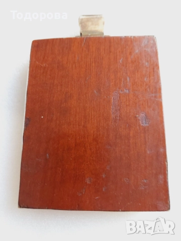 Руска сребърна емайлова икона(панагия) сребро 84, снимка 4 - Икони - 52943329