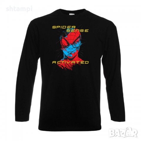 Мъжка тениска Spider Sense Activated Игра,Изненада,Подарък,Празник,Повод, снимка 1 - Тениски - 37246930