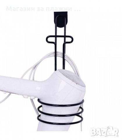 МЕТАЛНА ПОСТАВКА ЗА СЕШОАР, ЗАКАЧАЩА СЕ НА ШКАФ - код 2872, снимка 2 - Закачалки - 34148726