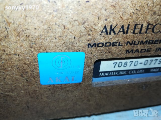 🛑AKAI CS-F110 DECK MADE IN JAPAN 1310221430🛑, снимка 15 - Декове - 38318087