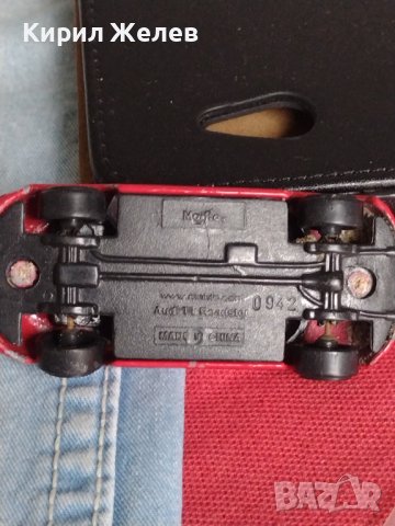 Метална количка AUDI TT ROADSTER CABRIOLET MADE IN CHINA за КОЛЕКЦИЯ 19055, снимка 8 - Колекции - 40729374