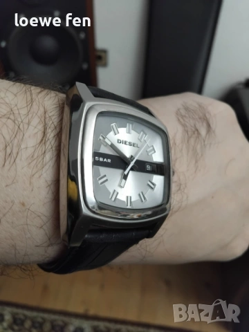 Diesel Мъжки Часовник кварц ! Каса 50 мм неръждаема стомана, каишка 30 мм!