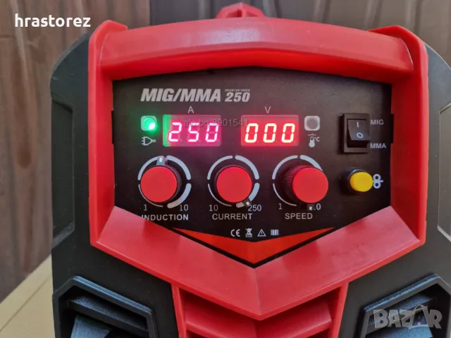 250 Ампера - Телоподаващ Апарат + Електрожен 2в1 RED PROFESSIONAL - Телоподаващо - ПРОМОЦИЯ, снимка 6 - Други машини и части - 44530702