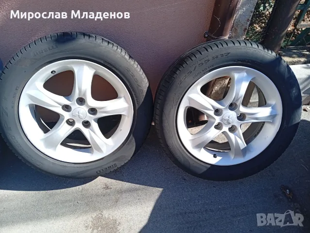 Оригинални джанти с гуми за Mitshubishi Garandis, снимка 3 - Гуми и джанти - 55985069