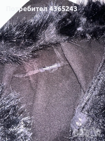 Масло черно пончо/ мантия с качулка, правено в Италия, снимка 7 - Палта, манта - 52576982