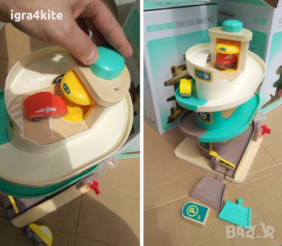 НАМАЛЕНА ЦЕНА! TopBright Dubai Deluxe Garage писта с асансьор и колички, снимка 11 - Образователни игри - 36767645
