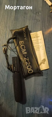 Микрофон сони / Sony ECM-Z200, снимка 2 - Чанти, стативи, аксесоари - 55724774