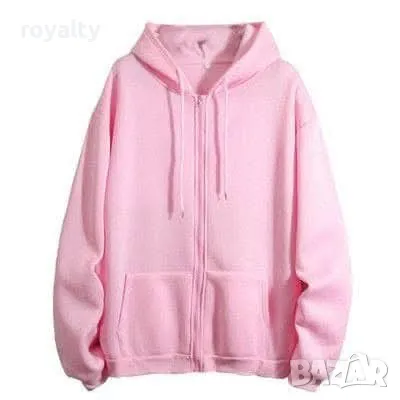 Ватиран Памучен суичър Различни цветове , снимка 3 - Суичъри - 49091555