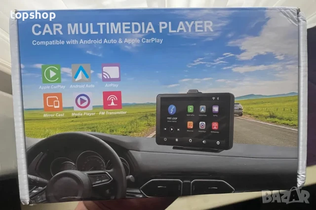 Авто плейър T86MP5 7" безжичен Carplay & Android. Aux букса, TF Card, Type C, DVR, Bluetooth, FM, GP, снимка 12 - Аксесоари и консумативи - 50501711