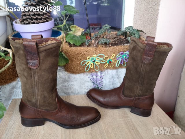 Ботуши N. D. C Естествена кожа 37, снимка 8 - Дамски ботуши - 38872613