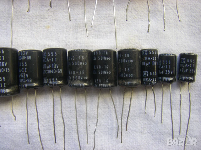 Нови  електролитни кондензатори - 64 броя, снимка 7 - Друга електроника - 47512518