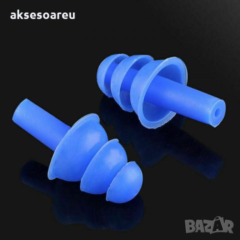 Силиконови тапи за уши слушалки за шум учене спане плуване гмуркане къпане водоустойчиви меки и удоб, снимка 13 - Водни спортове - 35517971