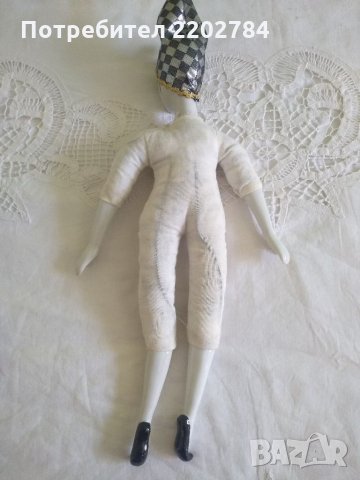 Порцеланова кукла бебе И порцеланов Арлекин, снимка 18 - Антикварни и старинни предмети - 28718658