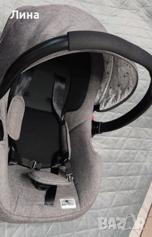 LORELLI Premium Комбинирана количка 3в1 CRYSTA GREY , снимка 13 - Детски колички - 54155562