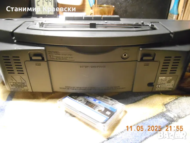 Saba Rcr 567 Stereo Radio Cassette Recorder vintage 86, снимка 13 - Радиокасетофони, транзистори - 50277700
