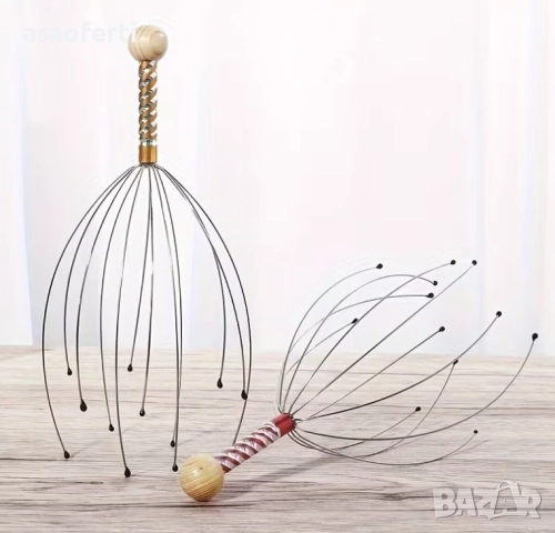 Релаксиращ Масажор за Глава (Скалп) – Облекчава Стреса и Главоболието, снимка 13 - Масажори - 52551447