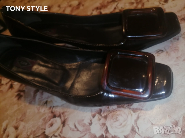 Италиански Дамски Обувки от Естествена Кожа 39, снимка 13 - Дамски елегантни обувки - 51488554