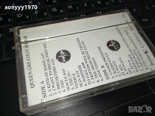 Queen-Greatest Hits 2 ORIGINAL TAPE-Unison касетa 1бр 1902241624, снимка 17 - Аудио касети - 44370779