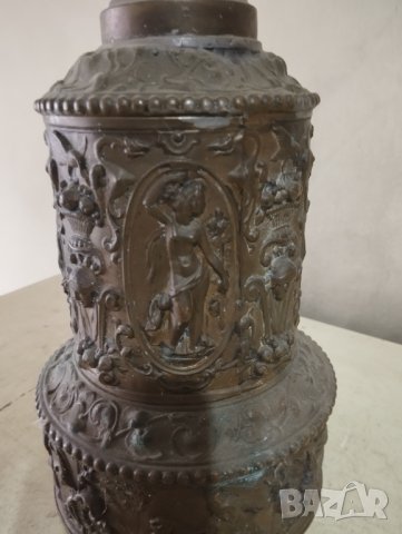 Стара газова (газена )лампа, снимка 4 - Други ценни предмети - 44296720