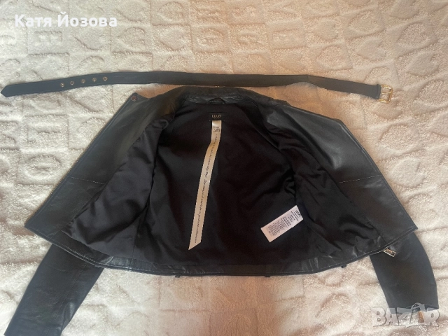 Кожено яке Liu Jo , снимка 5 - Якета - 52798942