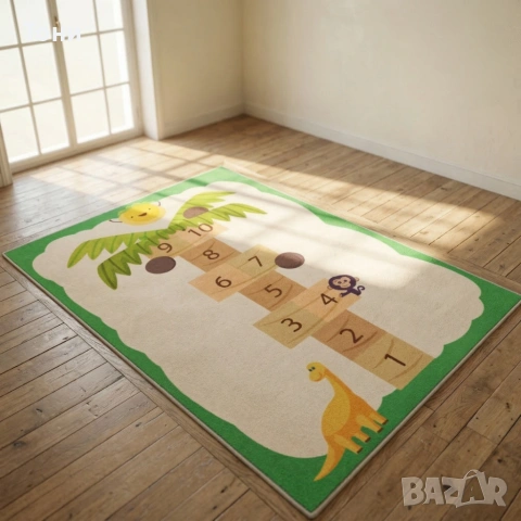 Детски килим за игра 120х160см - Различни дизайни, Противоплъзгащ и миещ се, снимка 5 - Спално бельо и завивки - 53881290