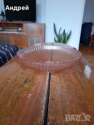 Стара стъклена фруктиера #9