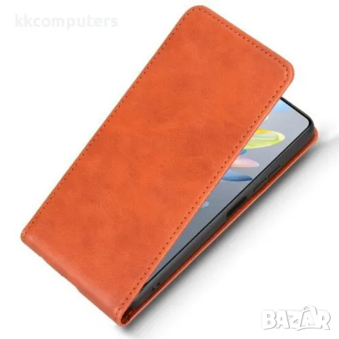 ZTE Blade A75 4G Flip3 Magnetic Кожен Калъф и Скрийн Протектор, снимка 7 - Калъфи, кейсове - 49889708