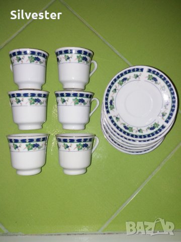 Порцеланов сервиз за кафе 6 бр. Tao Hui - FINE PORCELAIN