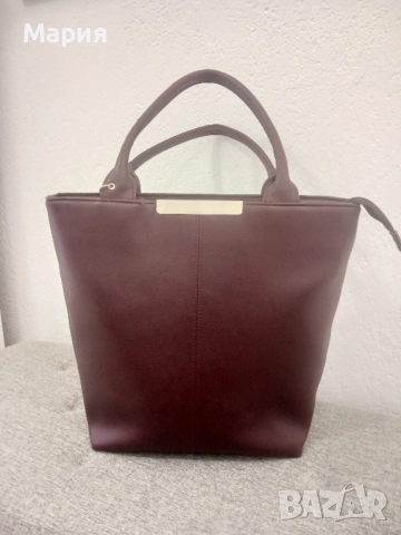 Дамска чанта бордо, снимка 3 - Чанти - 51644892
