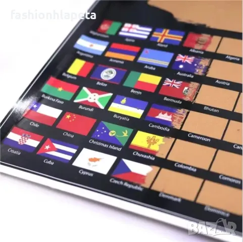 Скреч карта на света 42*30cm  , снимка 4 - Карти за игра - 49794055