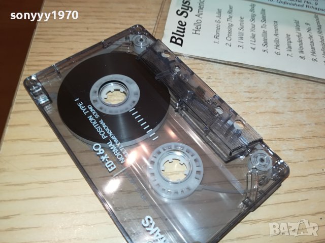 BLUE SYSTEM-КАСЕТА 0810231729, снимка 11 - Аудио касети - 42483160