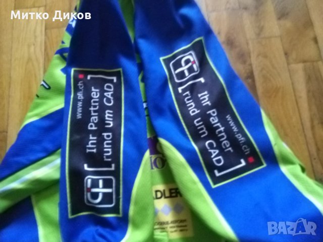 Колездачна тениска маркова на Текси отбор Сигнер силиконов грип дълги ръкави размер М, снимка 5 - Велосипеди - 35466394